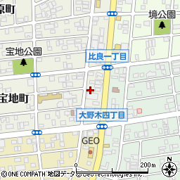 大須荘周辺の地図