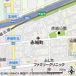 愛知県名古屋市西区赤城町124周辺の地図
