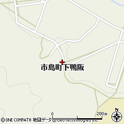 兵庫県丹波市市島町下鴨阪271周辺の地図
