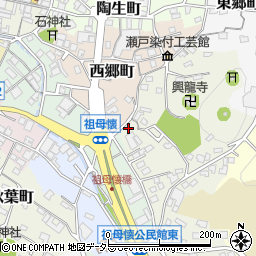 愛知県瀬戸市仲郷町14周辺の地図