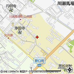 滋賀県彦根市野口町185周辺の地図