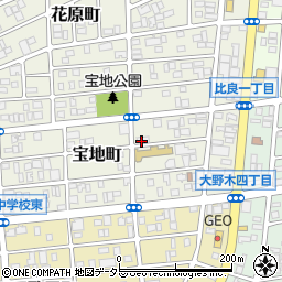 日本食研株式会社名古屋支店周辺の地図