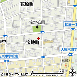 愛知県名古屋市西区宝地町183-1周辺の地図