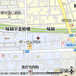 愛知県名古屋市北区中味鋺3丁目622周辺の地図