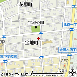 愛知県名古屋市西区宝地町183-2周辺の地図