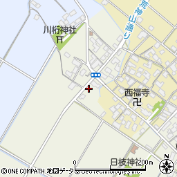 滋賀県彦根市上西川町369-1周辺の地図