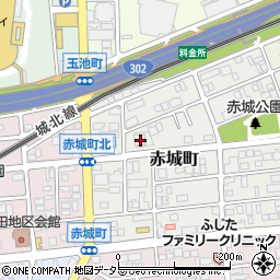 愛知県名古屋市西区赤城町131周辺の地図