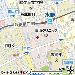 愛知県瀬戸市效範町2丁目周辺の地図