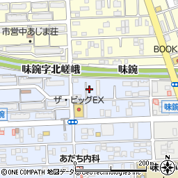 愛知県名古屋市北区中味鋺3丁目617周辺の地図