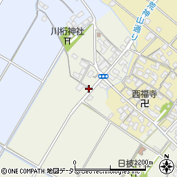 滋賀県彦根市上西川町370周辺の地図