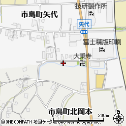 兵庫県丹波市市島町北岡本230-4周辺の地図