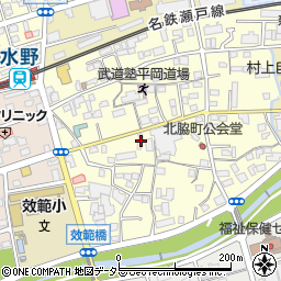 愛知県瀬戸市北脇町154周辺の地図