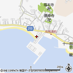 神奈川県横須賀市佐島周辺の地図