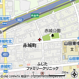 愛知県名古屋市西区赤城町119周辺の地図