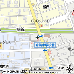 愛知県名古屋市北区楠味鋺3丁目505周辺の地図
