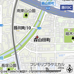 愛知県春日井市森山田町30周辺の地図