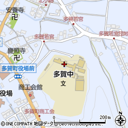 多賀町立多賀中学校周辺の地図