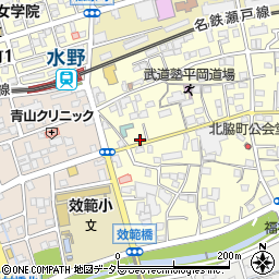 愛知県瀬戸市北脇町136周辺の地図