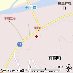 愛知県豊田市有間町桑凹周辺の地図