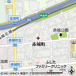 愛知県名古屋市西区赤城町127周辺の地図