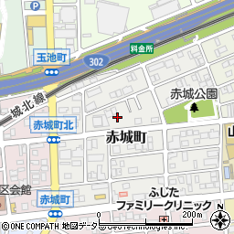 愛知県名古屋市西区赤城町128周辺の地図