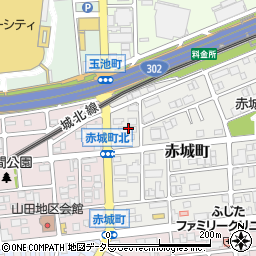 愛知県名古屋市西区赤城町138周辺の地図
