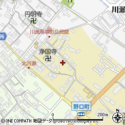 滋賀県彦根市野口町190周辺の地図