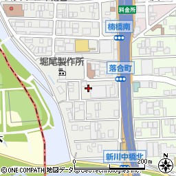 愛知県名古屋市北区落合町周辺の地図
