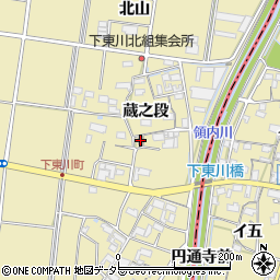 下東川集会所周辺の地図