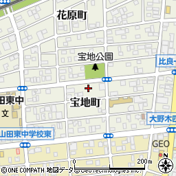 愛知県名古屋市西区宝地町188周辺の地図