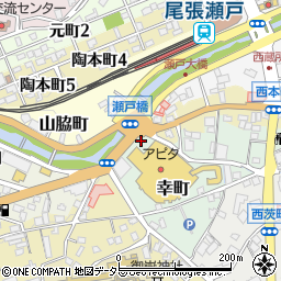 愛知県瀬戸市幸町69周辺の地図