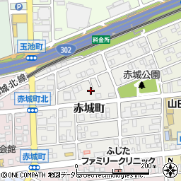 愛知県名古屋市西区赤城町125周辺の地図