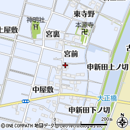 愛知県稲沢市祖父江町三丸渕宮前34周辺の地図