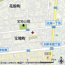愛知県名古屋市西区宝地町313周辺の地図