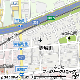 愛知県名古屋市西区赤城町130周辺の地図
