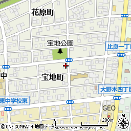 愛知県名古屋市西区宝地町185周辺の地図