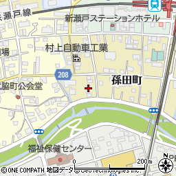 愛知県瀬戸市孫田町85周辺の地図