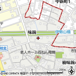 愛知県名古屋市北区楠味鋺3丁目2408周辺の地図