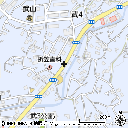 竹川周辺の地図
