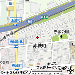 愛知県名古屋市西区赤城町126周辺の地図