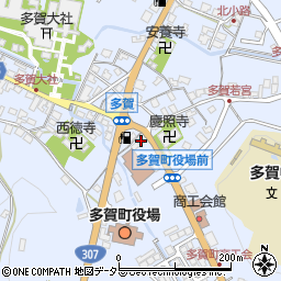 滋賀県犬上郡多賀町多賀407周辺の地図