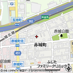 愛知県名古屋市西区赤城町129周辺の地図