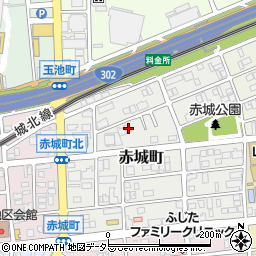 愛知県名古屋市西区赤城町129周辺の地図