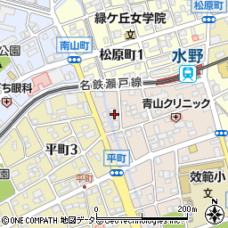 愛知県瀬戸市效範町2丁目59周辺の地図