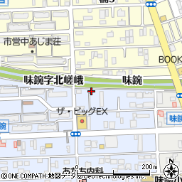 愛知県名古屋市北区中味鋺3丁目620周辺の地図