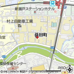 愛知県瀬戸市孫田町78-5周辺の地図