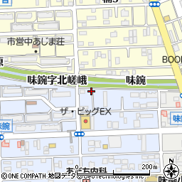 愛知県名古屋市北区中味鋺3丁目610周辺の地図