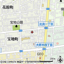 愛知県名古屋市西区宝地町318周辺の地図
