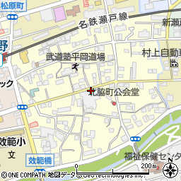 愛知県瀬戸市北脇町周辺の地図