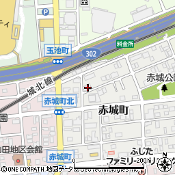 愛知県名古屋市西区赤城町146周辺の地図